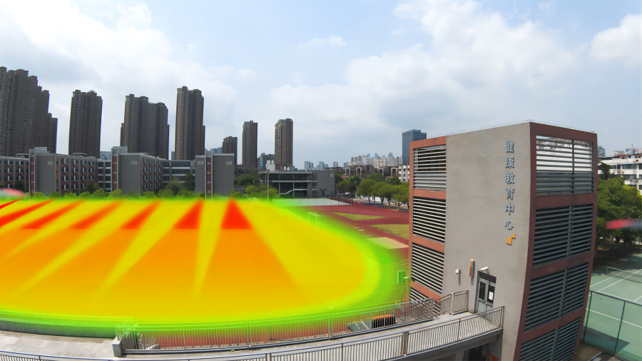 操場定向聲廣播設備，定向發聲，不擾民！