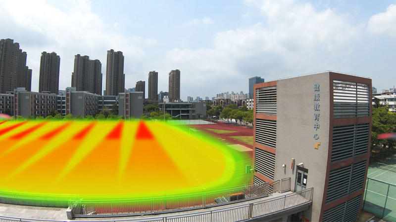 清聽聲學靜音操場系統，定向發聲不擾民